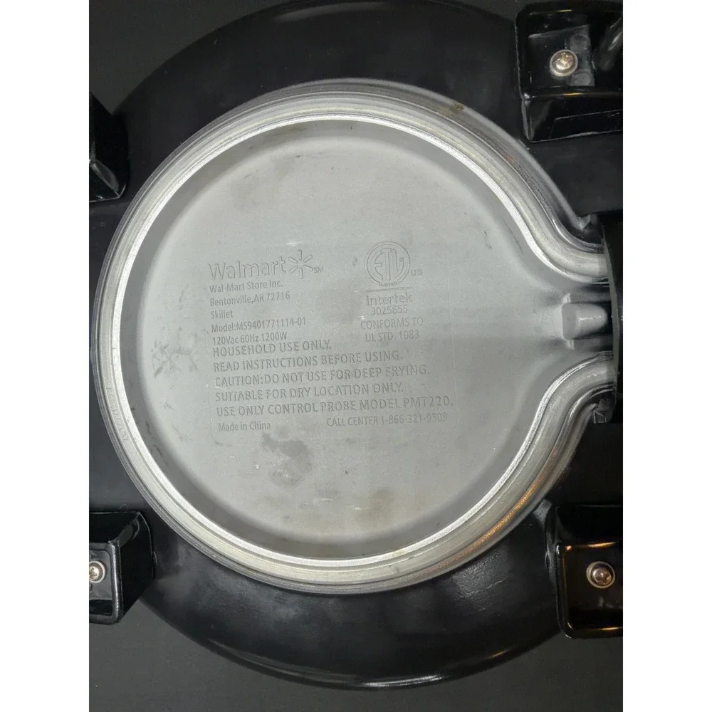 Mainstays Electric Skillet Lid Temp Control Tested Works